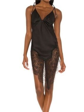 God Save Queens Silk mid-length dress